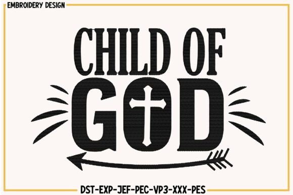 Child of God Christian Embroidery Design Review