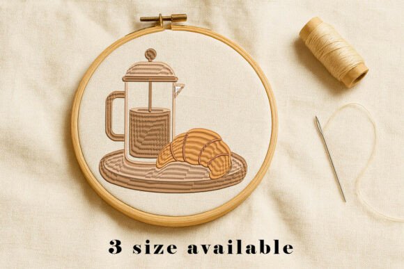 Coffee French Press Embroidery Review for Sellers