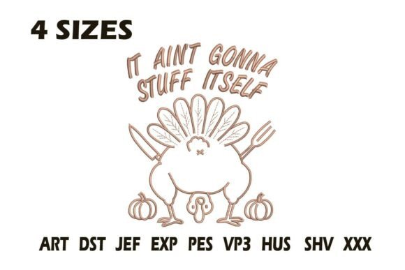 Funny Turkey Thanksgiving Embroidery Design Review