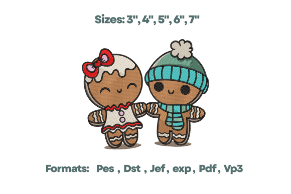 Gingerbread Couple Embroidery Design Review