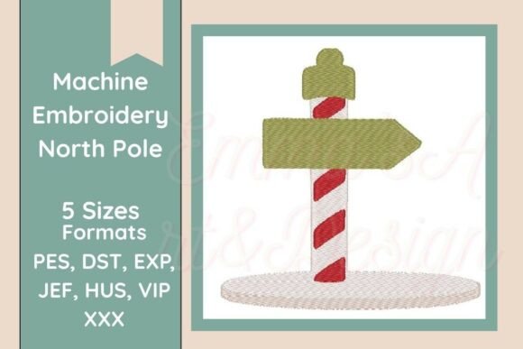 North Pole Sign Machine Embroidery Review