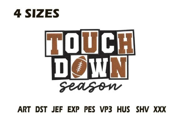 Touchdown Season Block Embroidery Review