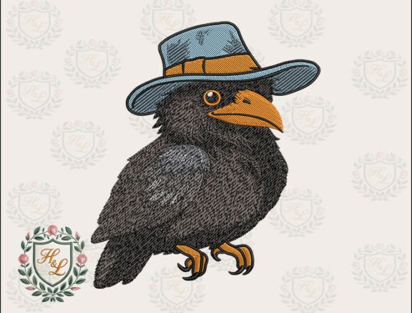 Western Cowboy Raven Embroidery Files Review